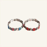 Boho Multicolor Stone Stretch Bracelet Set