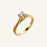 Classic Solitaire Diamond Engagement Ring